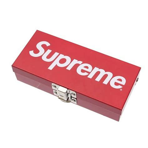 supreme metal box retail price|Supreme Small Metal Storage Box Red .